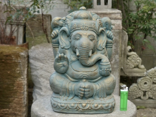 可愛らしいガネーシャ h31cm 幸福の神　福の神 ヒンドゥー仏像 Ganesha　0214_画像2