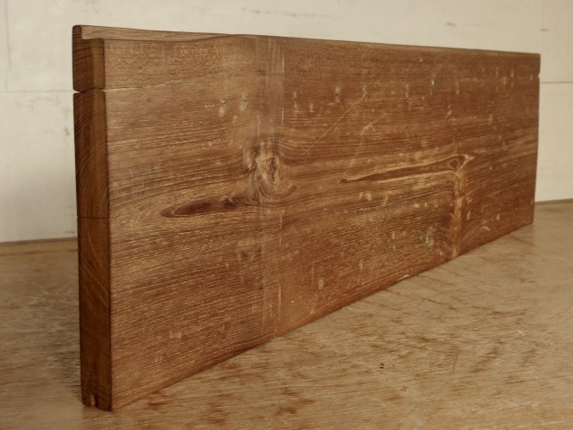 オールドチークの板材 約875×243×27 チーク古材 ベンチ天板 棚板 看板板 天板 oldteak. 0227b_画像4