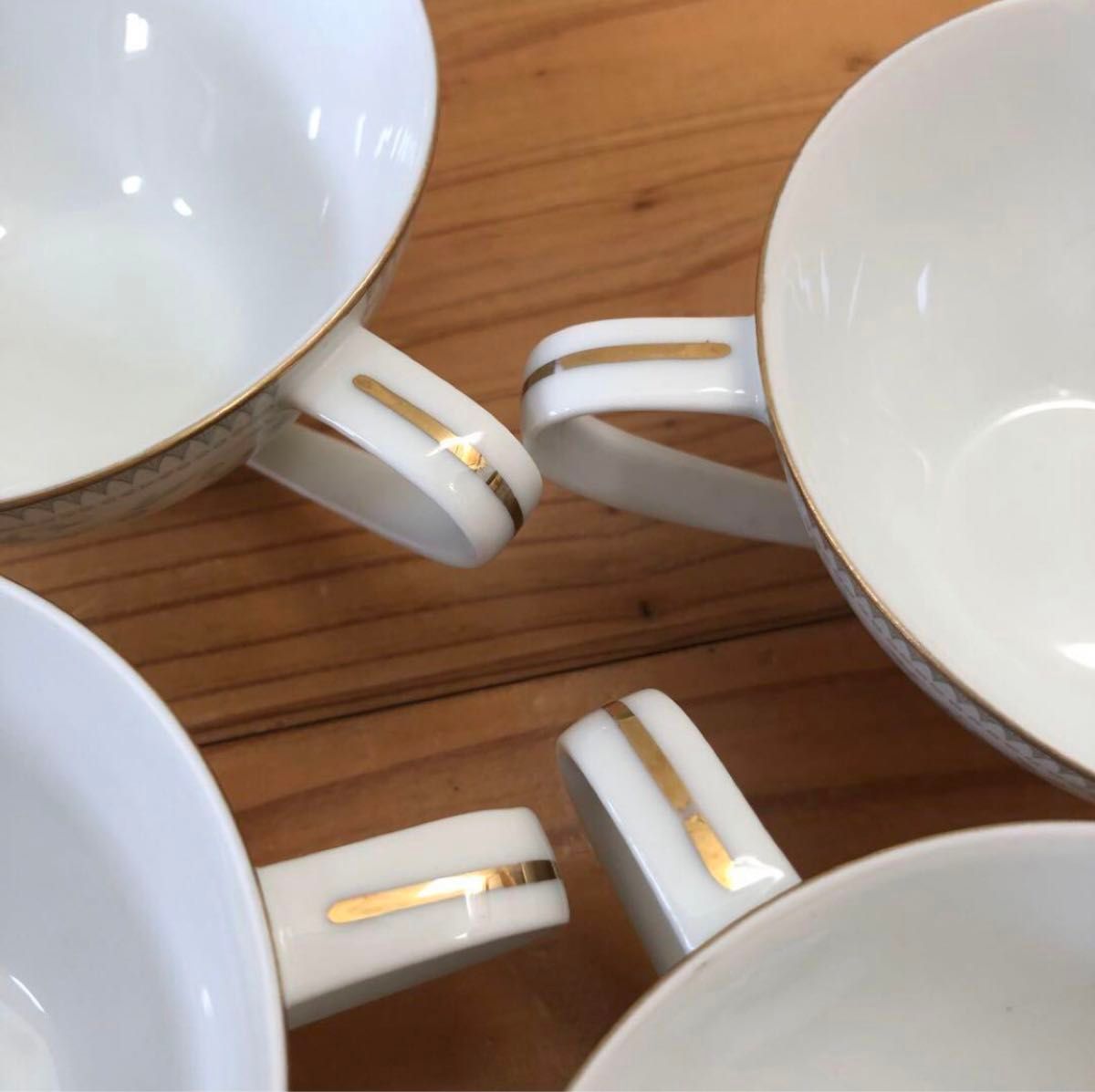 Noritake ノリタケ 2600 NOBLE カップ&ソーサー 4客セット　金彩　