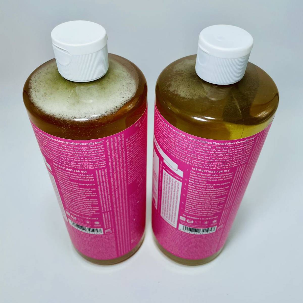 【新品2本セット】ドクターブロナー (Dr.Bronner's) ドクターブロナー マジックソープCH(チェリーブロッサム) 946ml×2 オーガニックソープの画像2