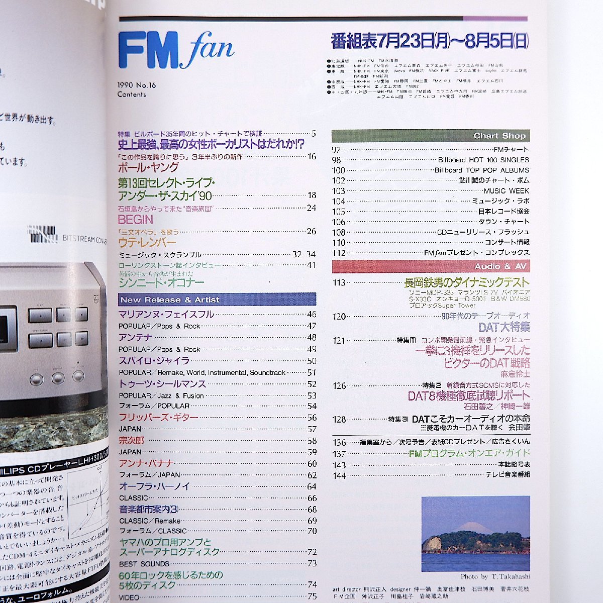 FM fan 1990年7月23日号／ポール・ヤング BEGIN ウテ・レンパー シンニード・オコナー 宗次郎 ビクターのDAT戦略 DAT8機種 エフエムファン_画像5