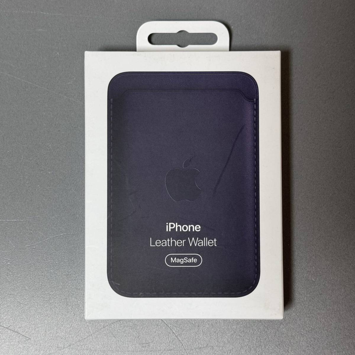■未使用■純正品・Apple(アップル)■ レザーウォレット インク iPhone MagSafe「探す」対応 Wallet Ink