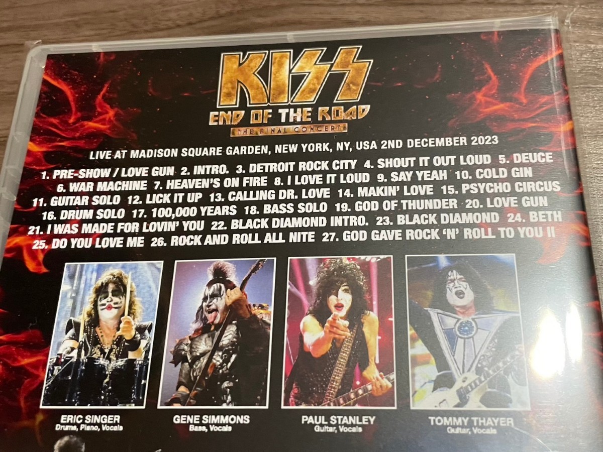 KISS キッス　MADISON SQUARE GARDEN 2023 2ND NIGHT: THE FINAL CONCERT　DVD 新品未開封　NY, USA 2nd December 2023 PRO-SHOT_画像3