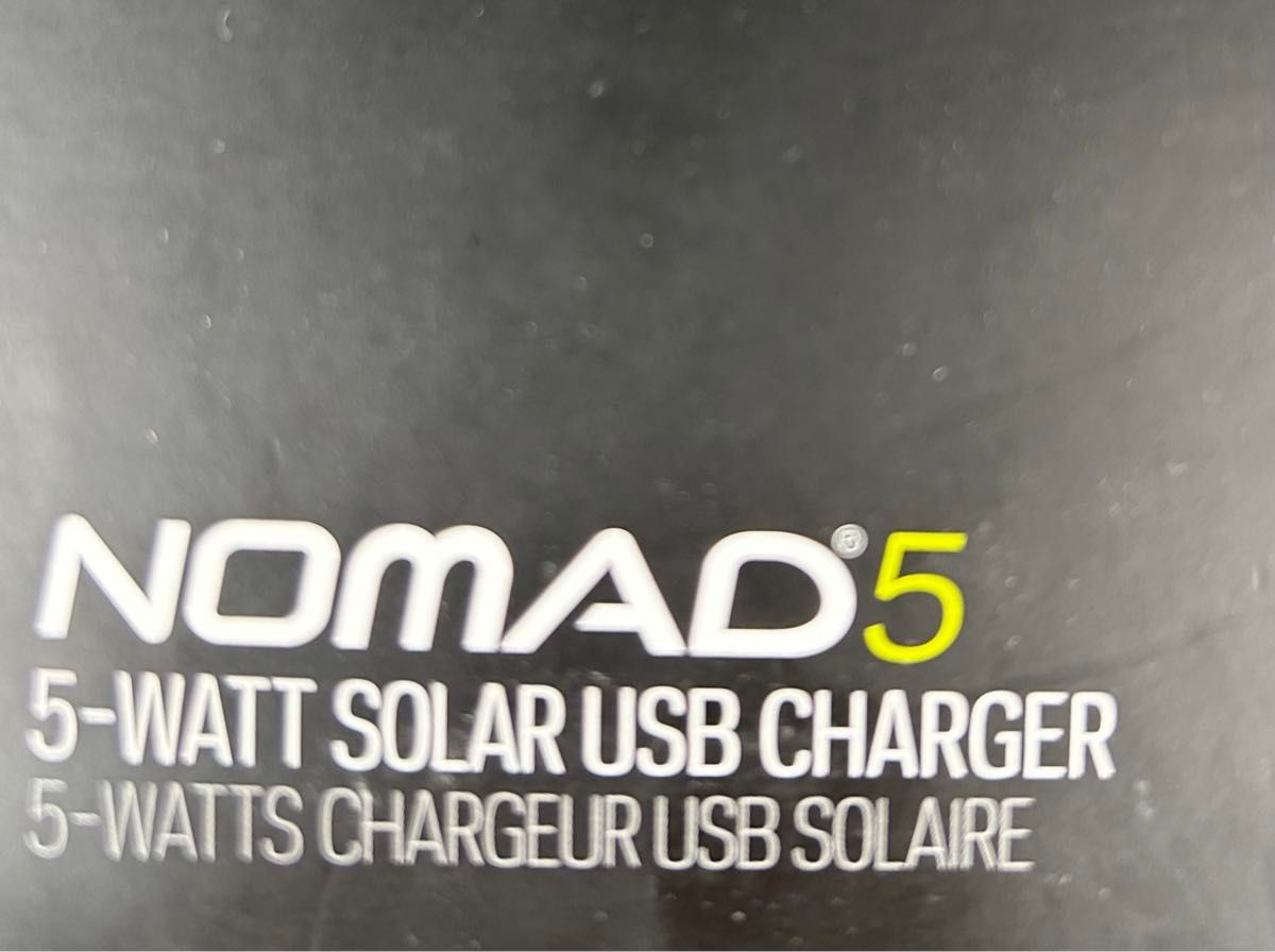 新品 GOAL ZERO ゴールゼロ Nomad 5 ソーラーチャージャー 充電 緊急 非常用