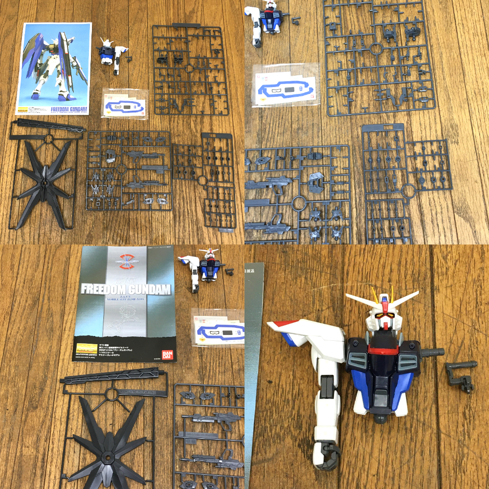 バンダイ/ガンダムシード/seed/フリーダム/エールストライク/プラモデル/ガンプラ/モビルスーツ/bandai/freedom/aile strike gundam/wg_画像6