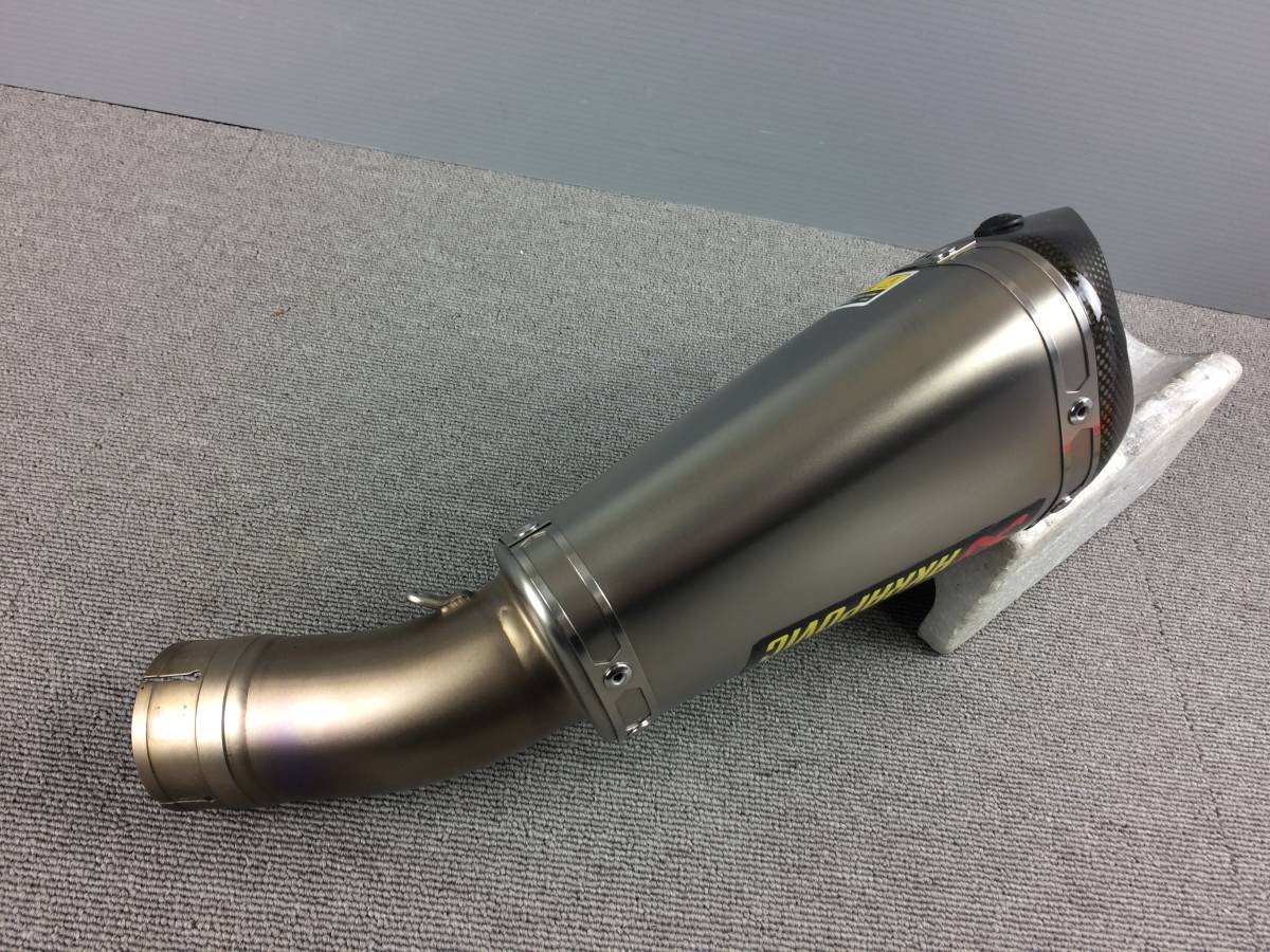 管理番号03240　【良品】　AKRAPOVIC　アクラポビッチ　スリップオン　マフラー　ZX-10R　16-20　チタン　カーボン_画像7