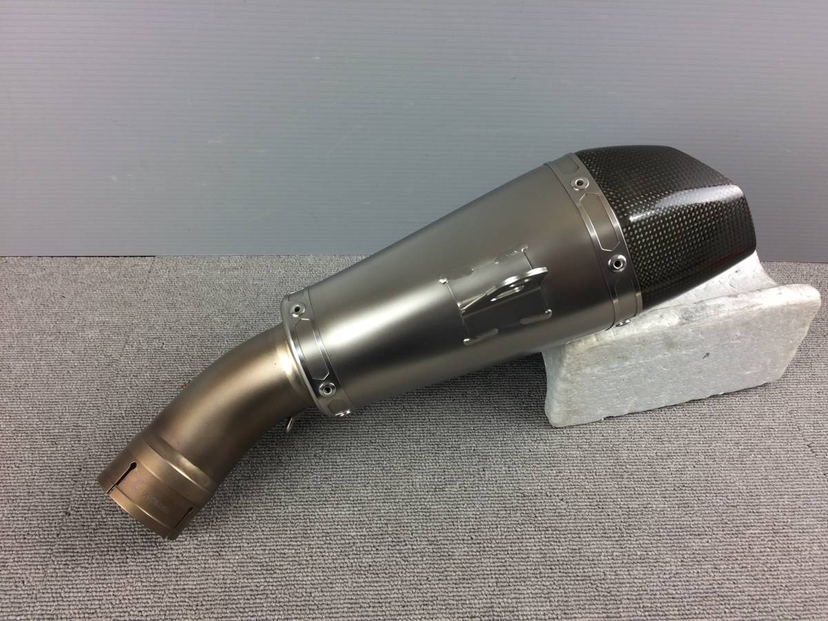 管理番号03240　【良品】　AKRAPOVIC　アクラポビッチ　スリップオン　マフラー　ZX-10R　16-20　チタン　カーボン_画像6