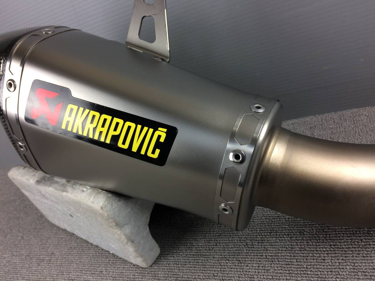 管理番号03240　【良品】　AKRAPOVIC　アクラポビッチ　スリップオン　マフラー　ZX-10R　16-20　チタン　カーボン_画像10