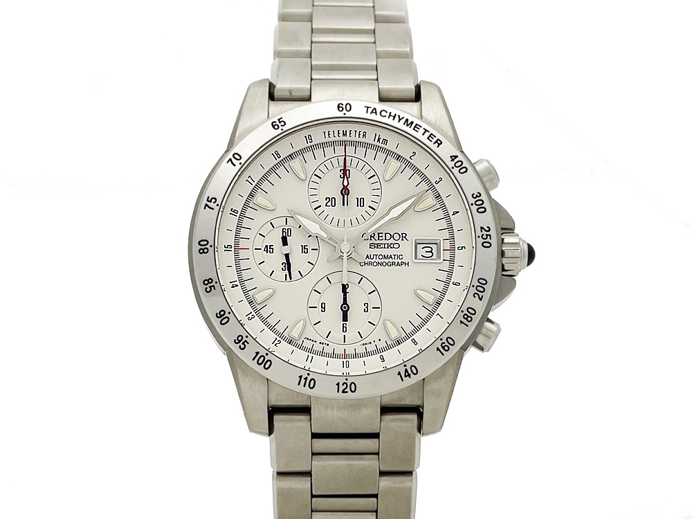 セイコー SEIKO クレドール フェニックス GCBP999 6S78-0A20 TI(チタン) ホワイト文字盤 自動巻 メンズ 腕時計 仕上げ済