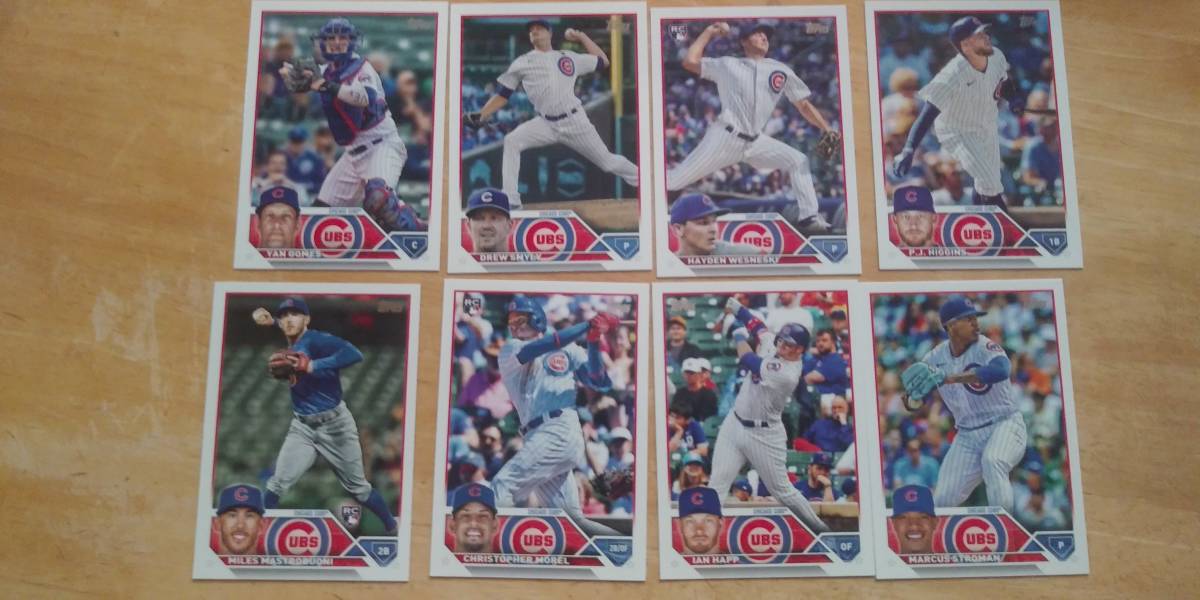 topps CUBS カブス インサート シリアルカードセット MYCHAL GIVENS / NICO HOERNER / BAEZ / STROMAN / CONTRERAS 他_画像3