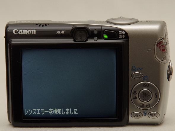 完全ジャンク　Canon　IXY DIGITAL 800 IS　コンパクトデジタルカメラ　レンズエラー_画像4