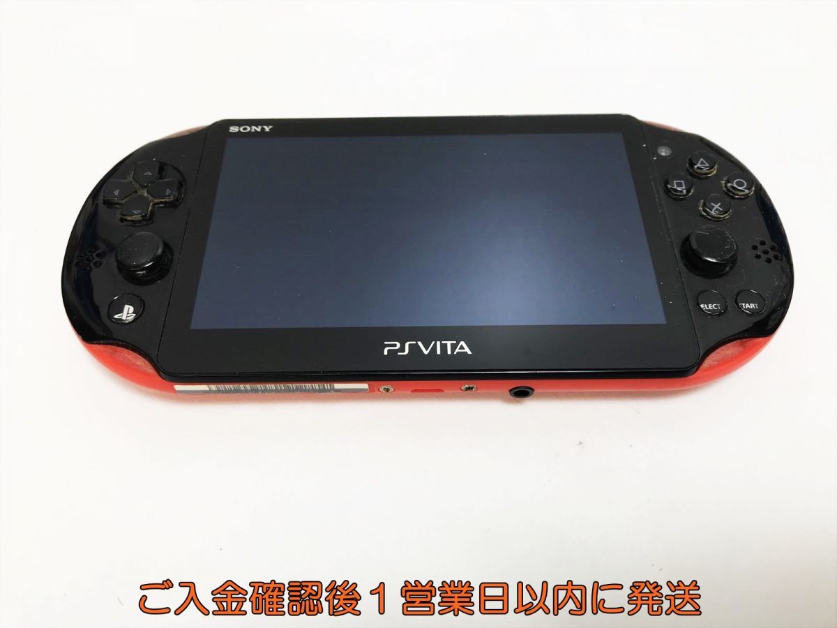 【1円】SONY PSVITA 本体/箱 セット PCH-2000 ブラック/レッド ゲーム機本体 初期化/動作確認済み G08-145ym/F3_画像2