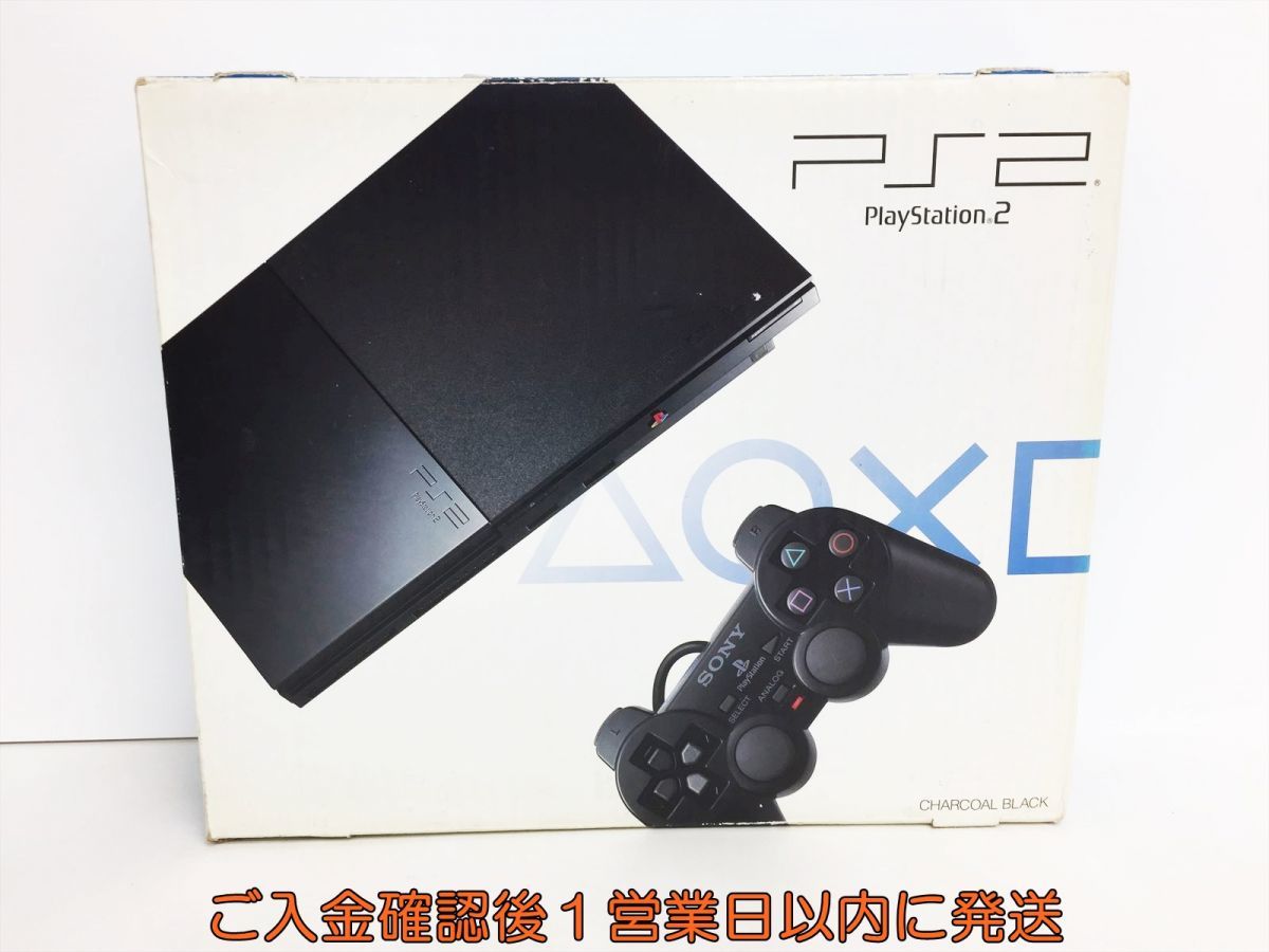 【1円】新品 PS2 本体 セット 薄型 ブラック SONY PlayStation2 SCPH-90000CB 未使用品 プレステ2 K06-007ek/G4_画像1