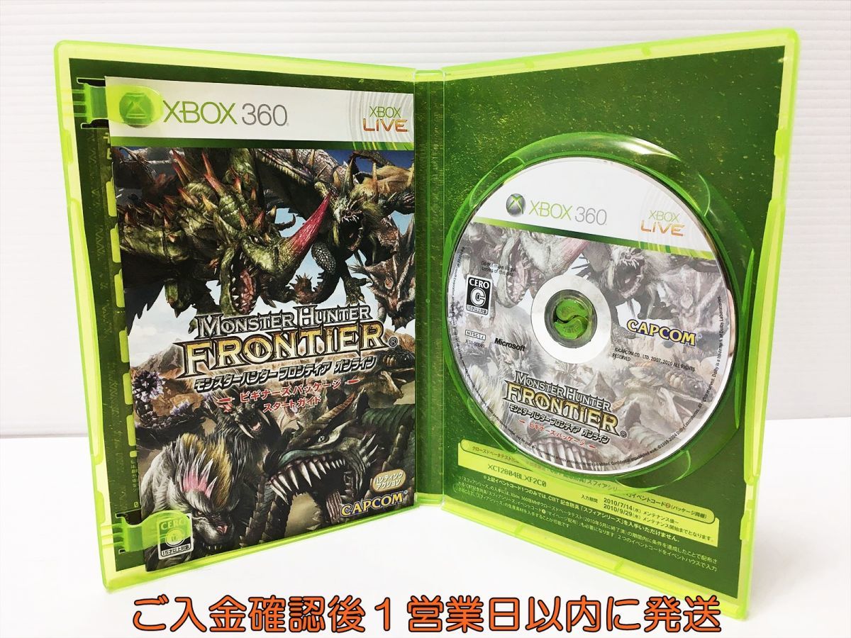 【1円】XBOX360 モンスターハンター フロンティア オンライン ビギナーズパッケージ オンライン専用 ゲームソフト 1A0321-182mk/G1_画像2