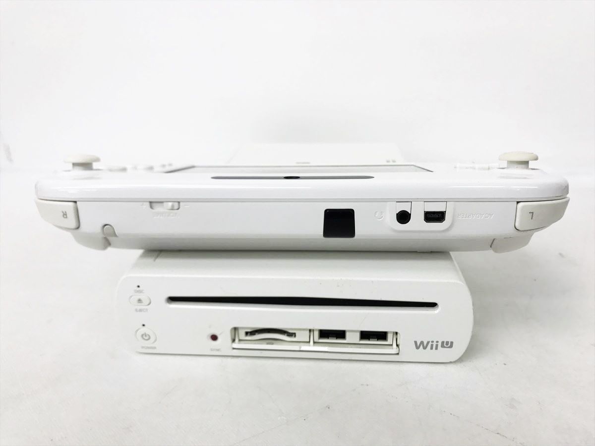 【1円】任天堂 WiiU 本体 セット 32GB ホワイト 周辺機器 まとめ売り 未検品ジャンク ニンテンドーWii U DC04-015jy/G4_画像4