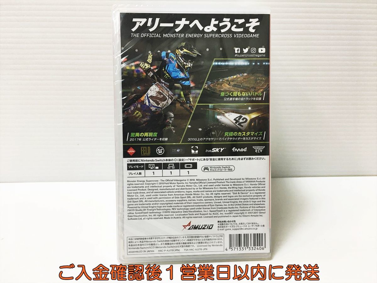 【1円】新品 switch Monster Energy Supercross - The Official Videogame ゲームソフト 未開封 1A0015-1831ka/G1_画像2