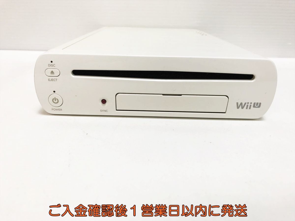 【1円】任天堂 WiiU 本体 32GB ホワイト セット ニンテンドーWii U 未検品ジャンク M07-924ym/G4_画像3