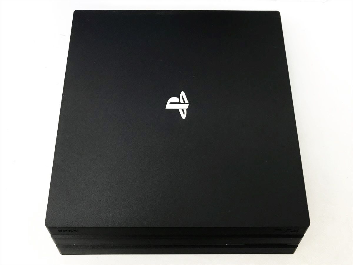 【1円】PS4 Pro 本体/箱 セット 1TB ブラック SONY PlayStation4 CUH-7000B 初期化済 未検品ジャンク FW7.51 DC07-725jy/G4_画像2