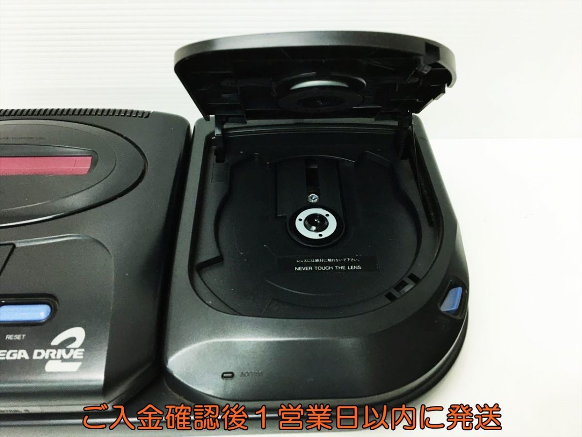 【1円】SEGA メガドライブ2 16BIT 本体 メガ-CD2 本体 セット 未検品ジャンク MEGA DRIVE セガ CD-ROM プレイヤー H06-450rm/G4_画像2