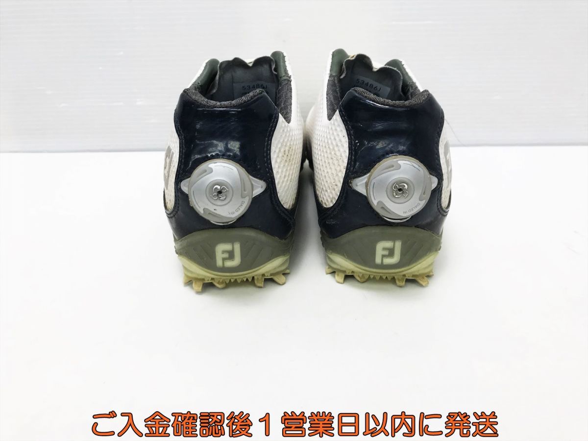 【1円】ゴルフ FOOTJOY フットジョイ DNA BOA (53486J) ホワイト 25cm ゴルフシューズ L01-381tm/G4_画像2