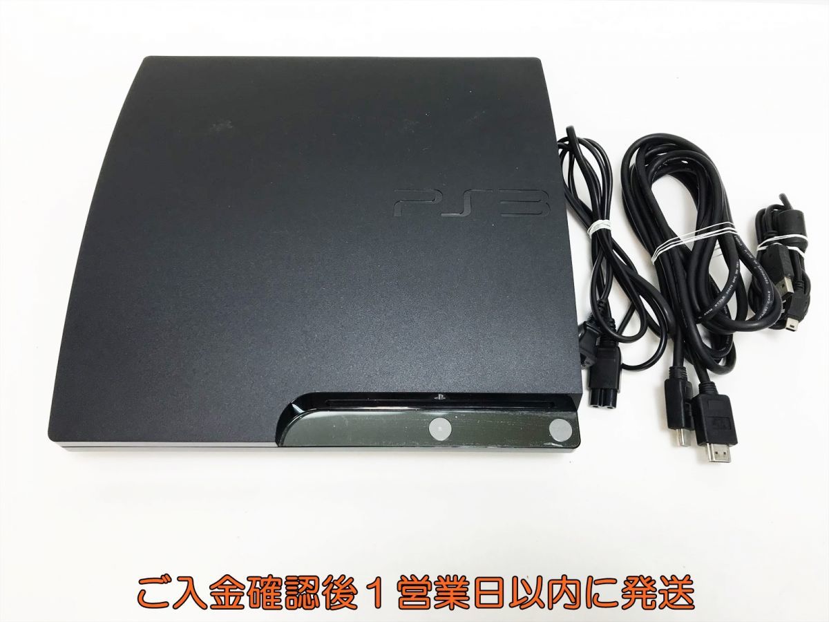 【1円】PS3 本体 セット CECH-2500B ブラック 320GB ゲーム機本体 SONY 初期化/動作確認済み M07-983ym/G4_画像1