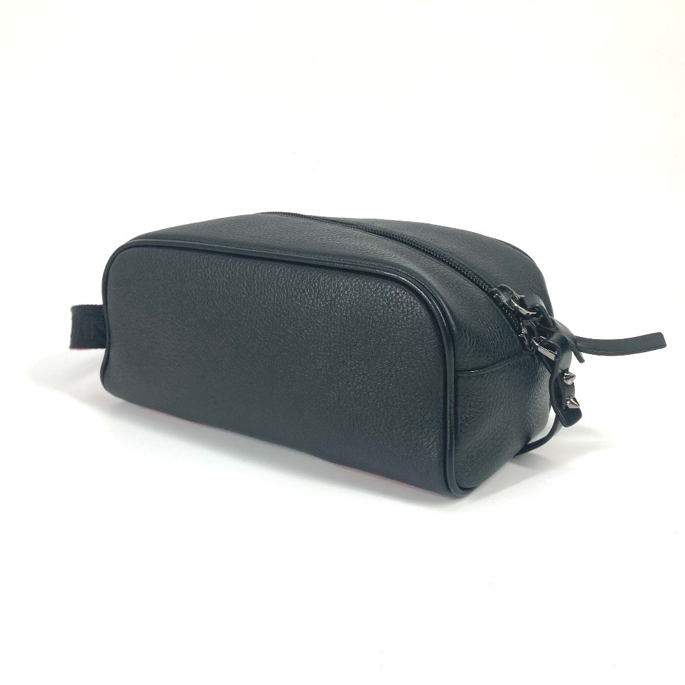 Christian Louboutin Christian Louboutin blaster Raver sole keep hand attaching clutch bag bag second bag black [ used ]
