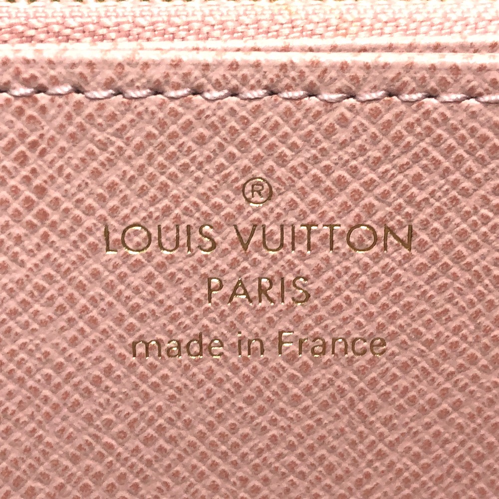 未使用 LOUIS VUITTON ルイヴィトン N60046 ジッピーウォレット ラウンドファスナー ダミエ 長財布 ブラウン レディース【中古】_画像9