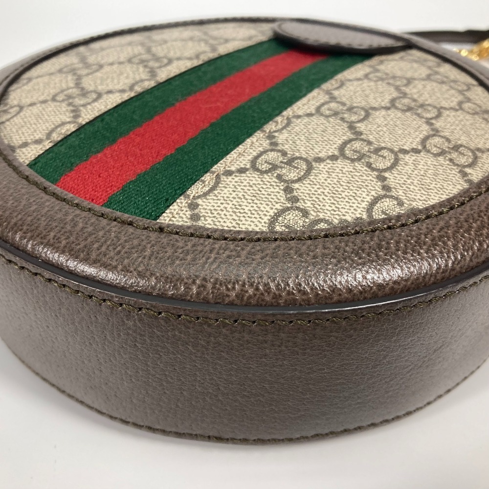 新品同様 GUCCI グッチ 550618 GG ミニ ショルダーバッグ シェリーライン チェーン オフィディア GGスプリーム ショルダーバッグ【中古】_画像6