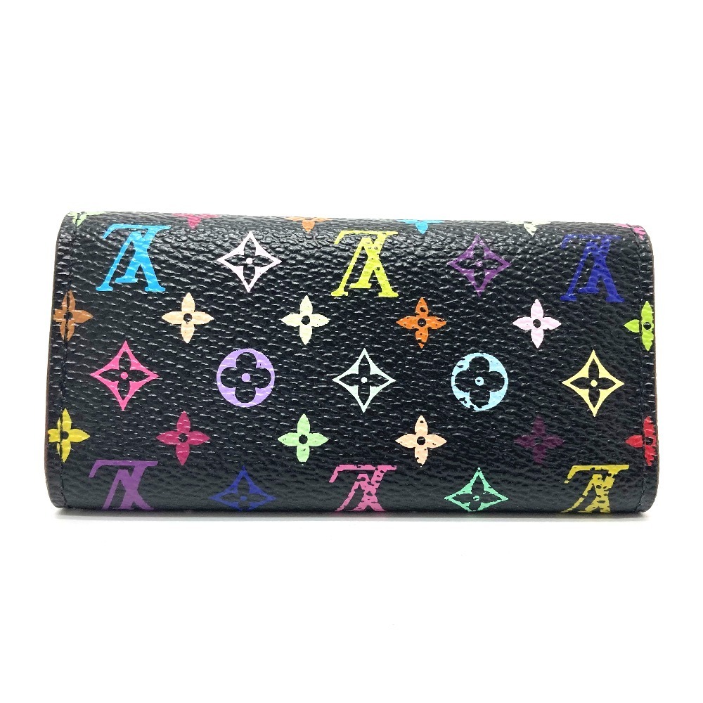 LOUIS VUITTON ルイヴィトン M93732 ミュルティクレ4 4連 モノグラムマルチカラー キーケース ノワール レディース【中古】_画像2