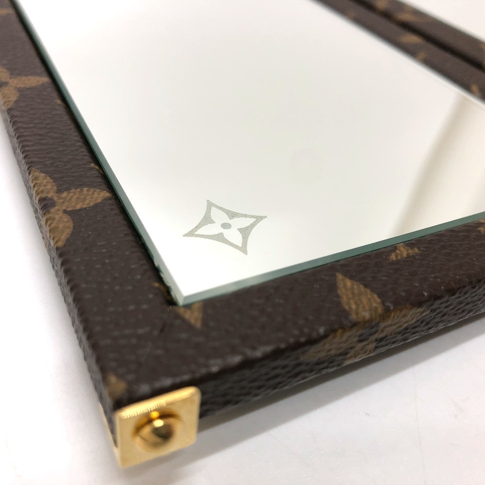 未使用 LOUIS VUITTON ルイヴィトン GI0554 ホーム ミラー トランク インテリア 三面鏡 モノグラム 鏡 ブラウン レディース【中古】