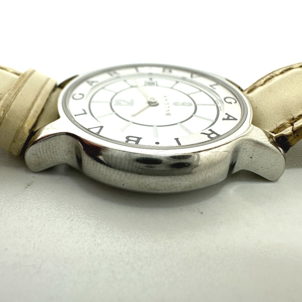 BVLGARI BVLGARY ST29S Solotempo кварц Date наручные часы серебряный женский [ б/у ]