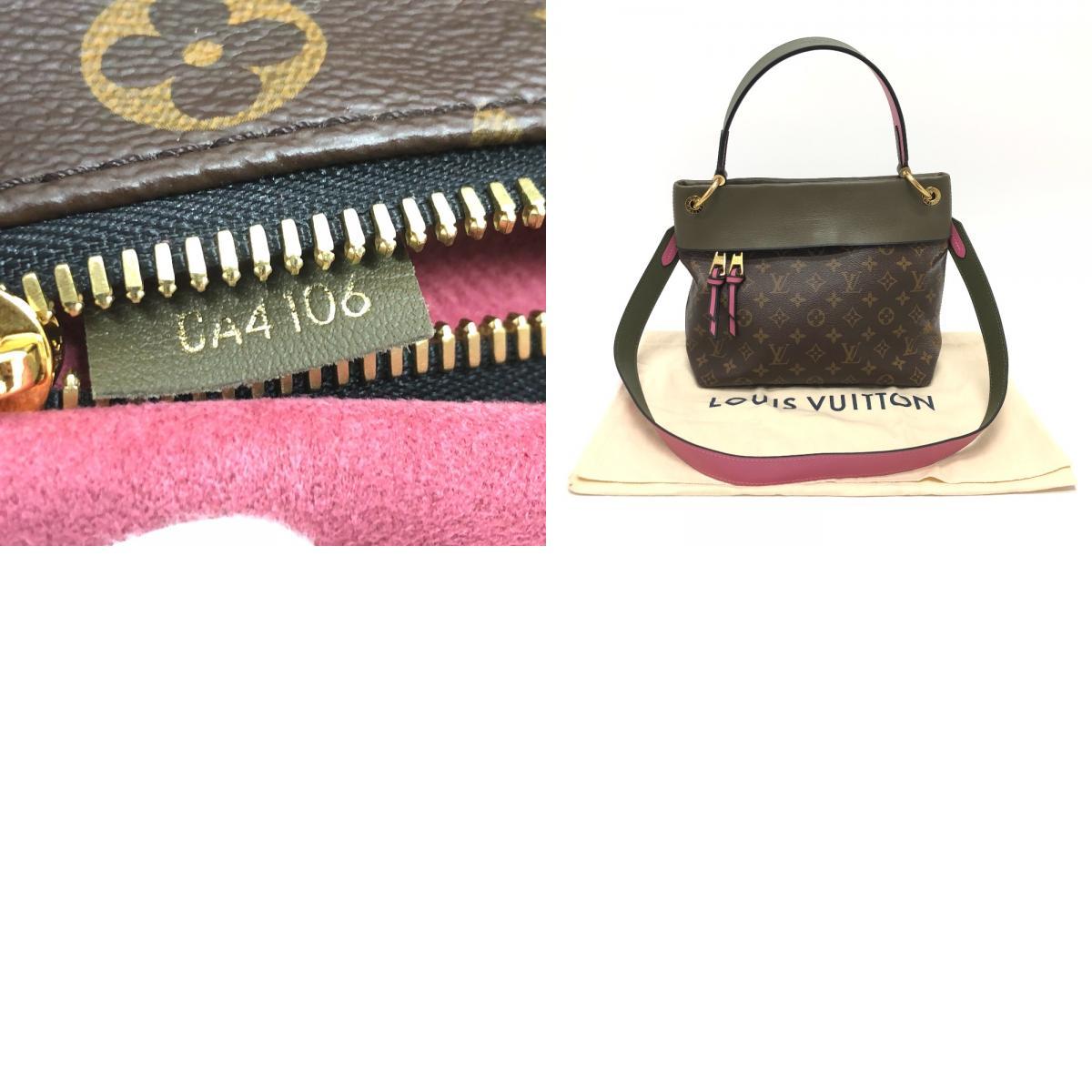 LOUIS VUITTON ルイヴィトン M43159 テュイルリーブザス カバン 肩掛け モノグラム ショルダーバッグ ブラウン レディース【中古】_画像10