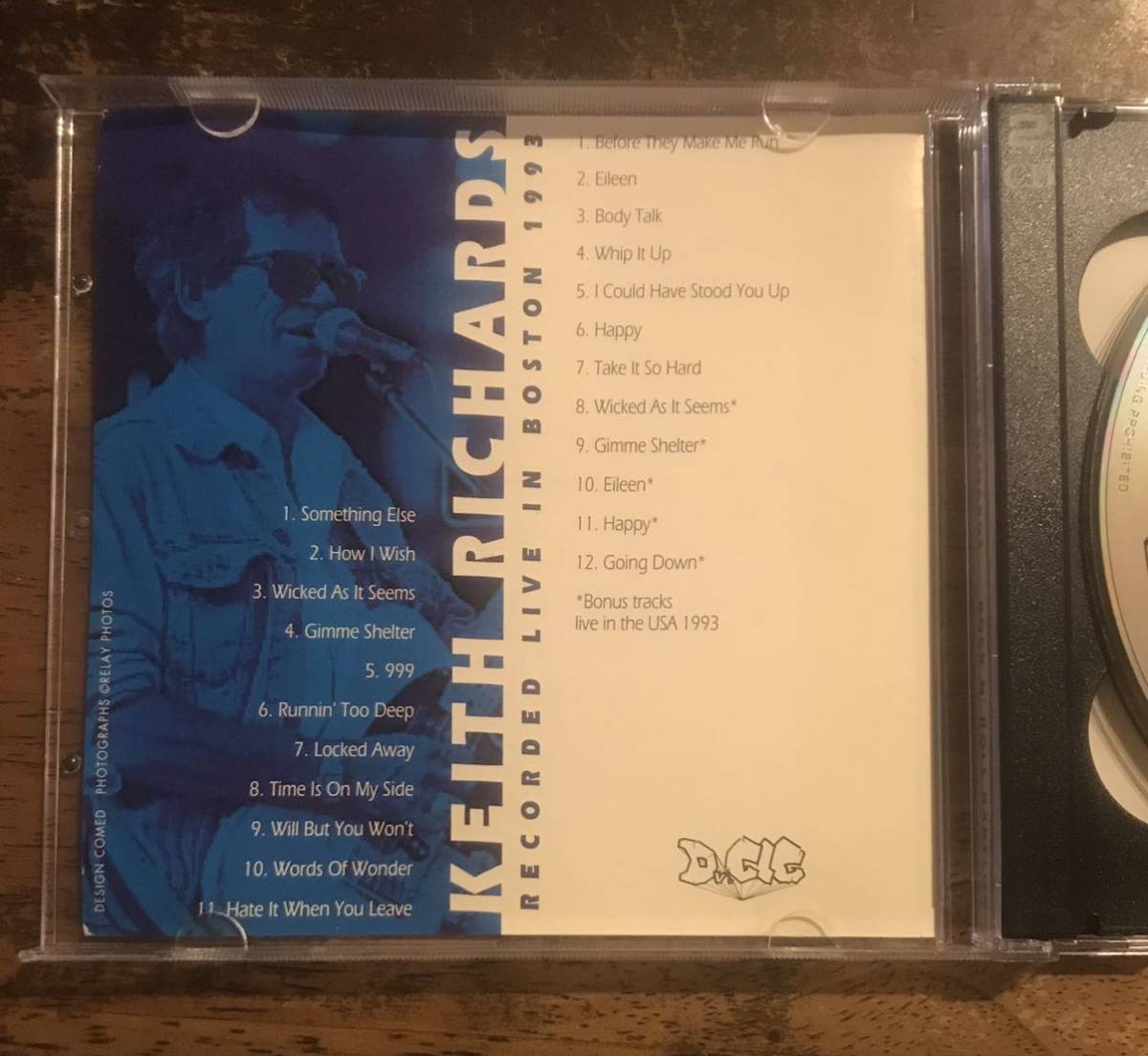 Keith Richards / キースリチャーズ / Rock N’ Roll Babylon / 2CD / Live in Boston 1993 + Bonus Live in USA / AUD / 歴史的名盤 / Theの画像3