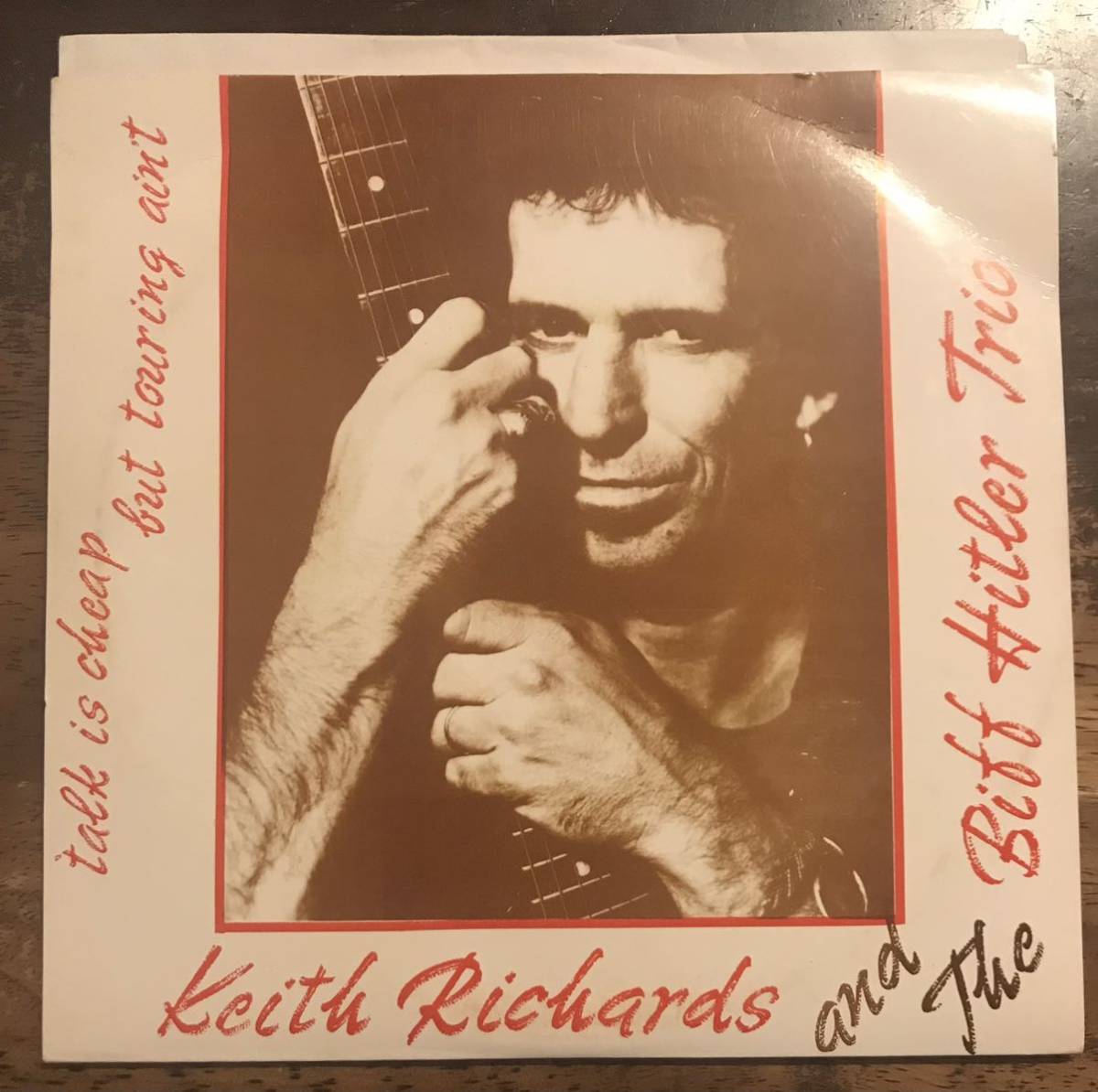 ■KEITH RICHARDS ■キース・リチャーズ■ Talk Is Cheap But Touring Ain’t / 7” / 7inch Single / 33rpm / Color Vinyl / The Rollingの画像1