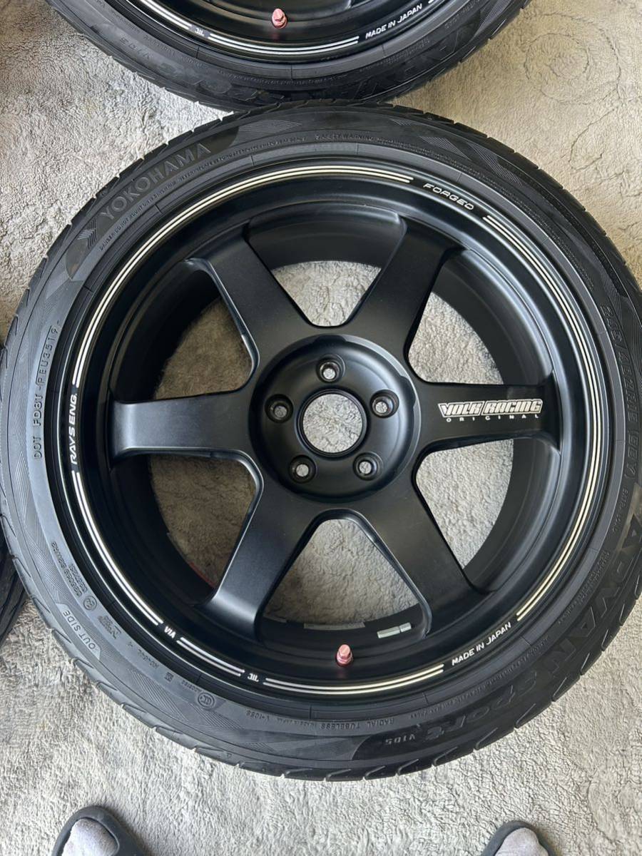 RAYS VOLK RACING TE37 ULTRA-T2 19インチ 8.5J +35 9.5J +22 PCD114.3 4本セット _画像3