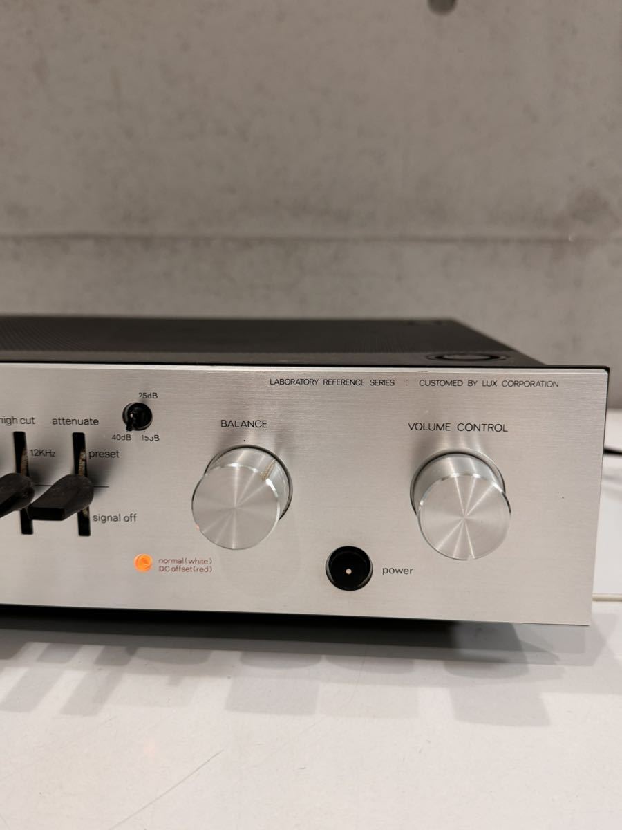 ★ LUXMAN ラックスマン 5C50 プリアンプ コントロールアンプ 通電のみ確認 ジャンク出品 0127HA_画像4