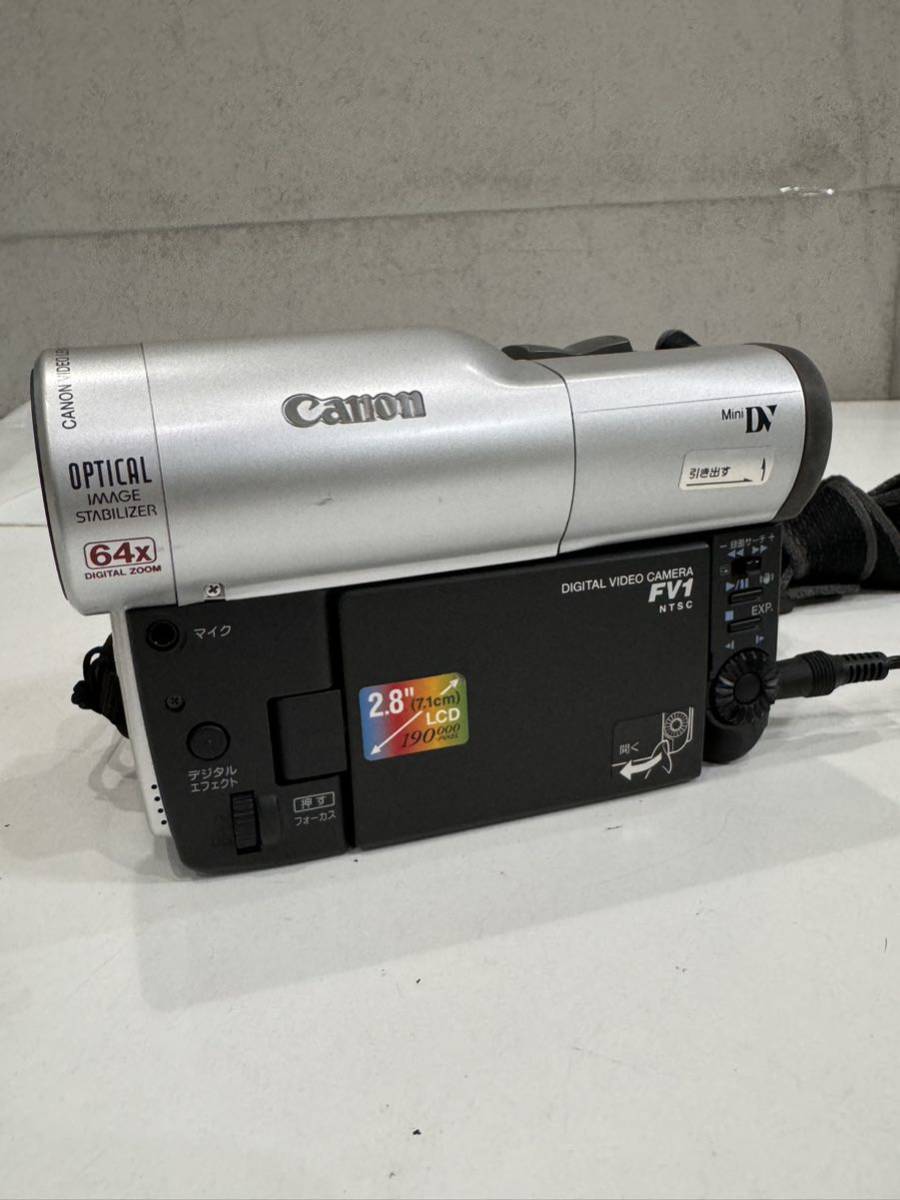 ★ Canon キャノン DM-FV1 mini DV デジタルビデオカメラ 通電のみ確認 ジャンク出品 #D711 0210NA_画像2