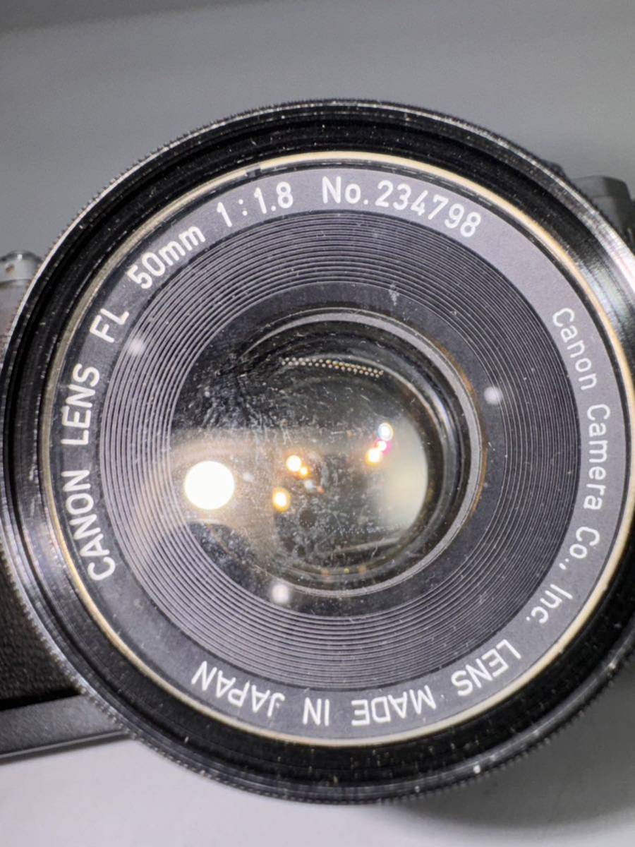 ★ Canon キャノン FT QL 一眼レフ フィルムカメラ CANON LENS FL 50mm 1:1.8 中古品 #D717 0203SA_画像4