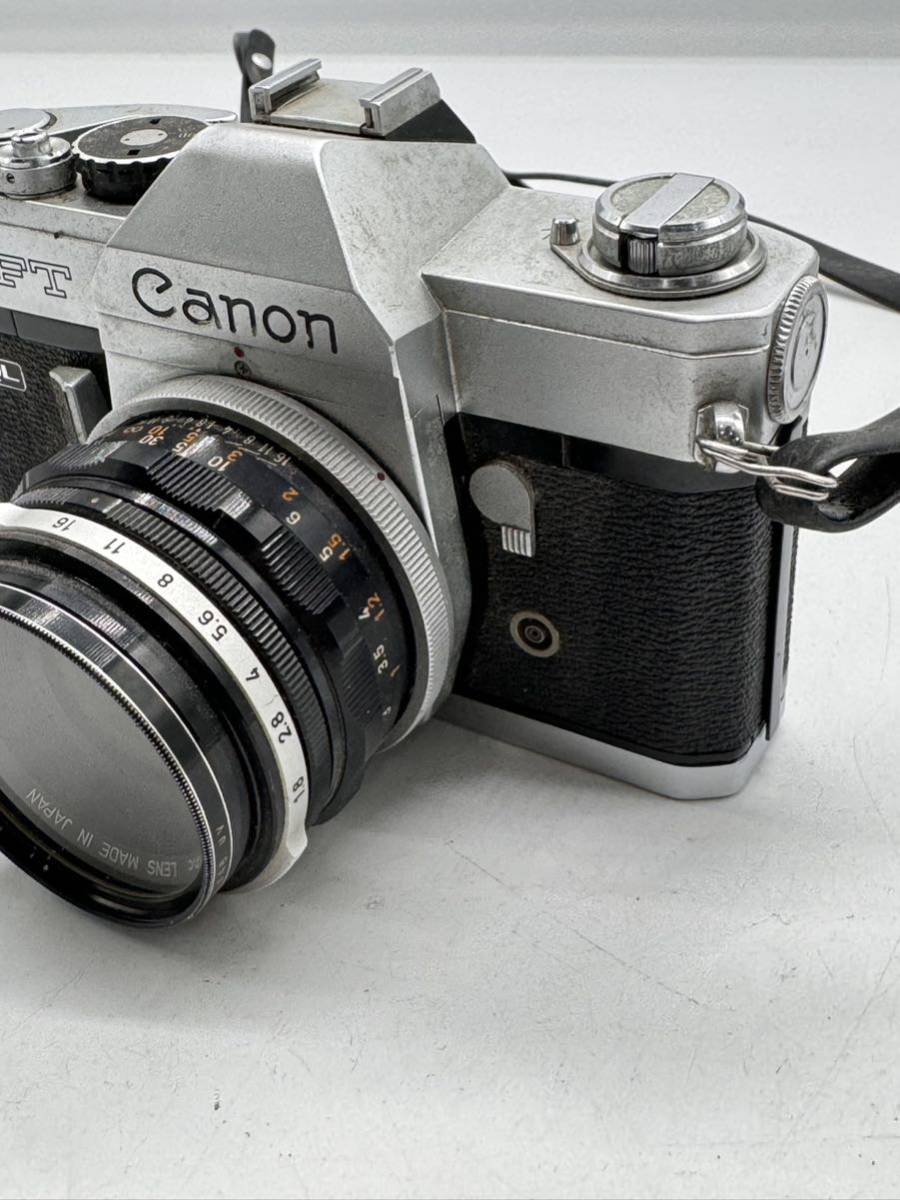 ★ Canon キャノン FT QL 一眼レフ フィルムカメラ CANON LENS FL 50mm 1:1.8 中古品 #D717 0203SA_画像3