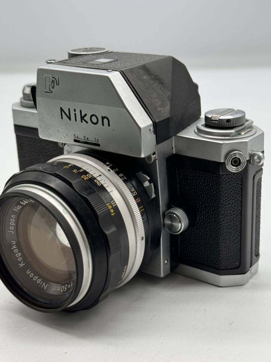 ★ Nikon ニコン F 一眼レフ フィルムカメラ レンズ NIKKOR-S Auto 1:1.4 f=50mm ジャンク出品 #D719 0203SA_画像3