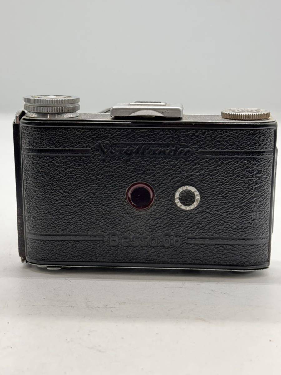 ★ Voigtlander フォクトレンダー Bessa66 フィルムカメラ 蛇腹カメラ レンズ SKOPAR 1:3.5 f=7.5cm 動作未確認 ジャンク出品 #D725 0215NA_画像7