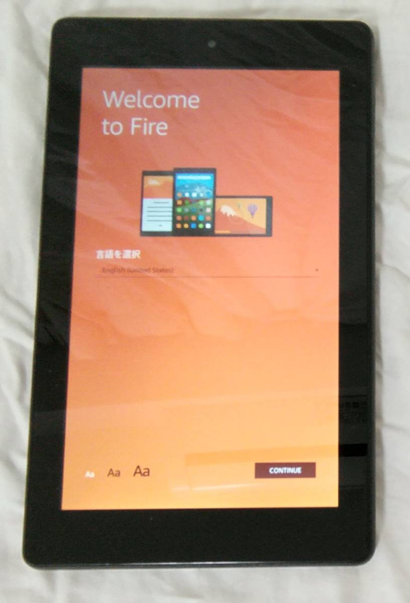 Amazon Fire 7 タブレット 8GB 第7世代 中古_画像1