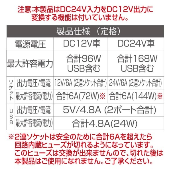 【アウトレット品】 星光産業 電源増設ソケット モニターUSBソケット 24V EXEA エクセア ブラック シガーソケット EM158 ab-001-051_画像7