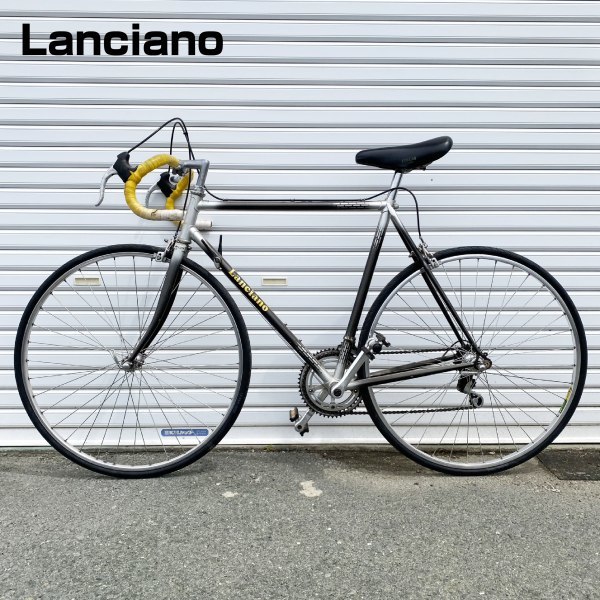 【輸入品】 Lanciano ヴィンテージ自転車 ブラック ロードバイク ドロップハンドル ヨーロッパ直輸入 c09