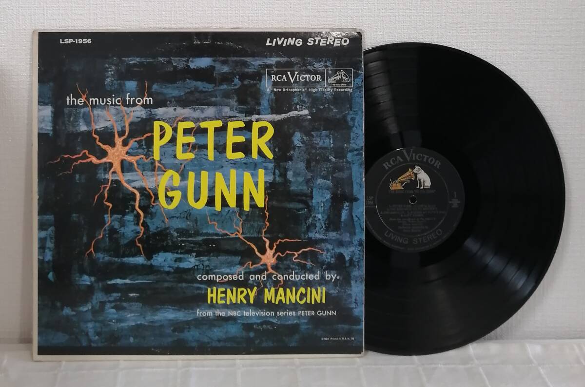 映LP★ HENRY MANCINI THE MUSIC FROM PETER GUNN US盤LSP-1956 ヘンリー・マンシーニ ピーター・ガンの画像1