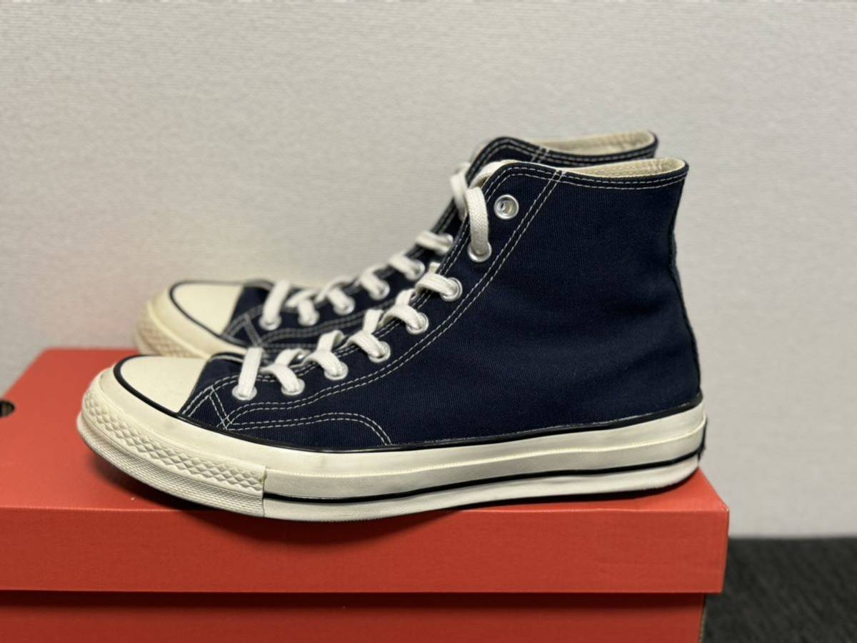 【送料込】CONVERSE コンバース CHUCK 70 HI obsidian UK9.5 28cm チャックテイラー ct70の画像2