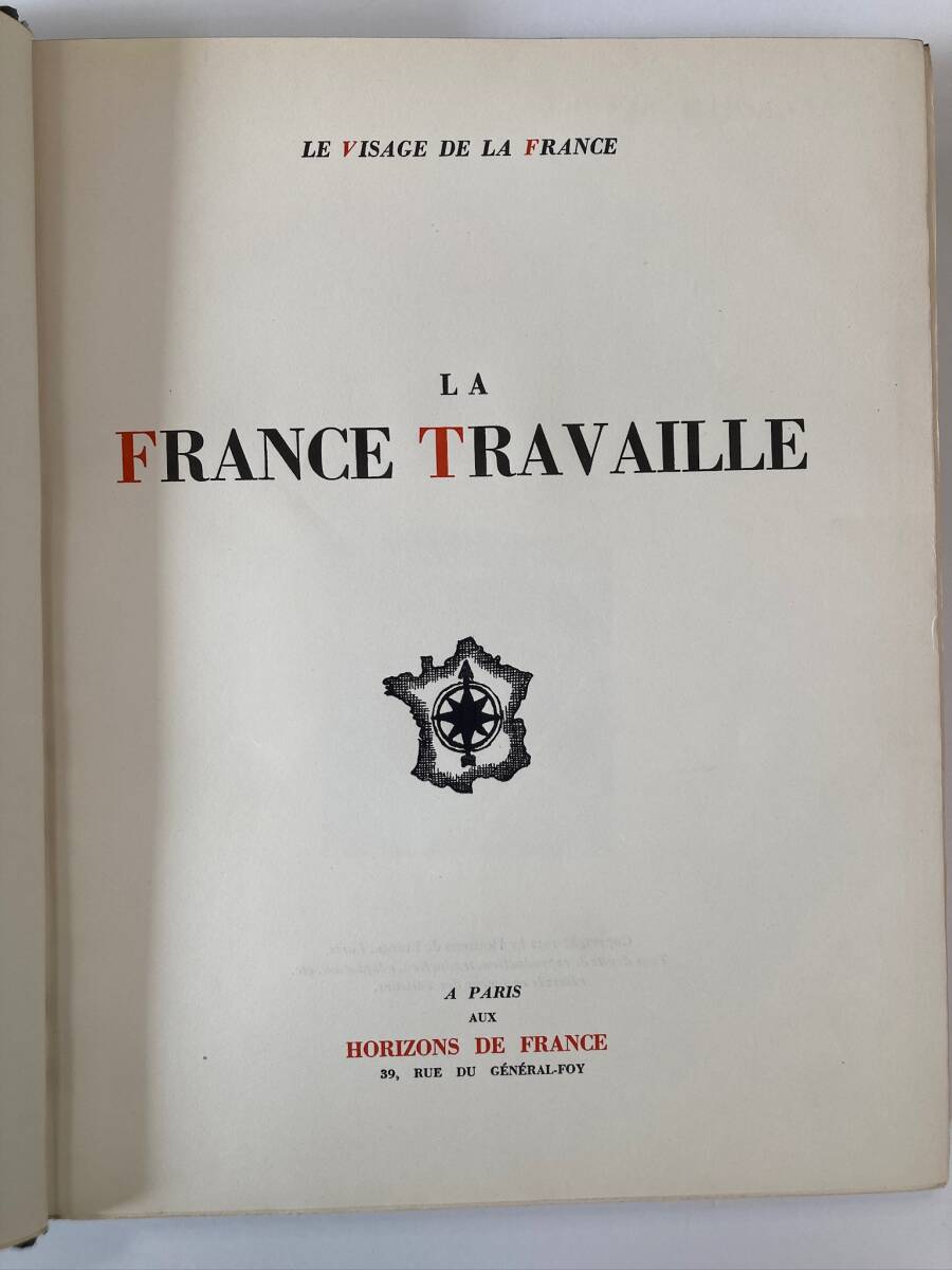  valuable . photoalbum *LA FRANCE TRAVAILLE ②*20 century France .. person .. life * record photograph great number! France Francois Kollar franc sowa*kola-