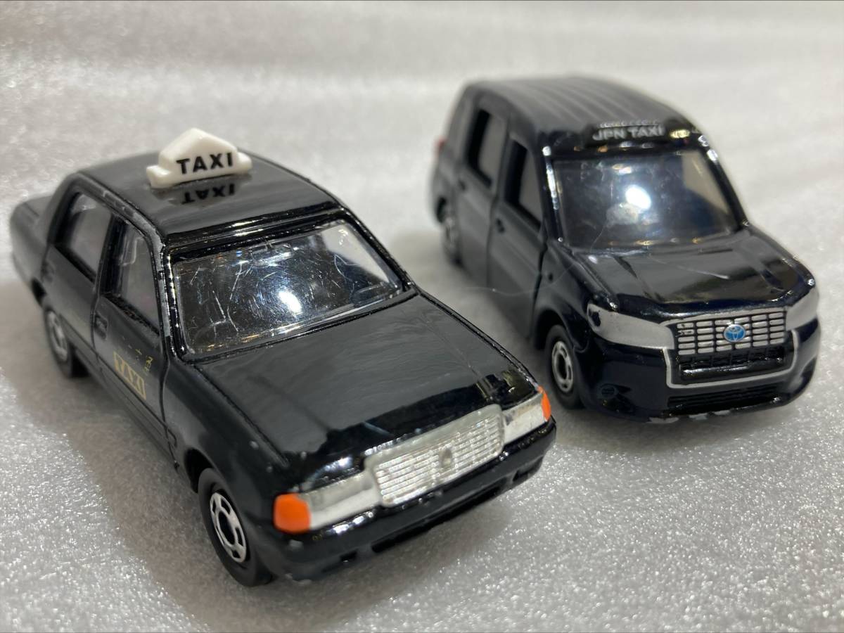 トミカ No.27 ジャパンタクシー TOMICA ミニカー タクシー TAXI TOYOTA クラウン コンフォート タクシー 2007 No.51 ２点セットの画像1