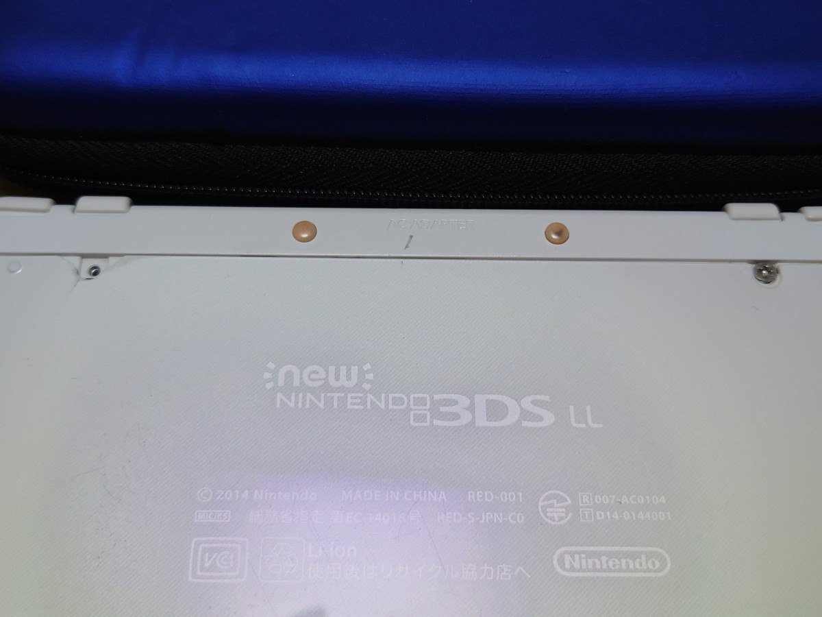 NEWニンテンドー3DS LL 本体 充電器 タッチペン MicroSD 本体ケース ポケットモンスター パール_画像4