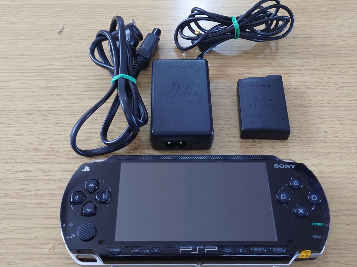 PSP 1000 本体 充電器 バッテリー_画像1